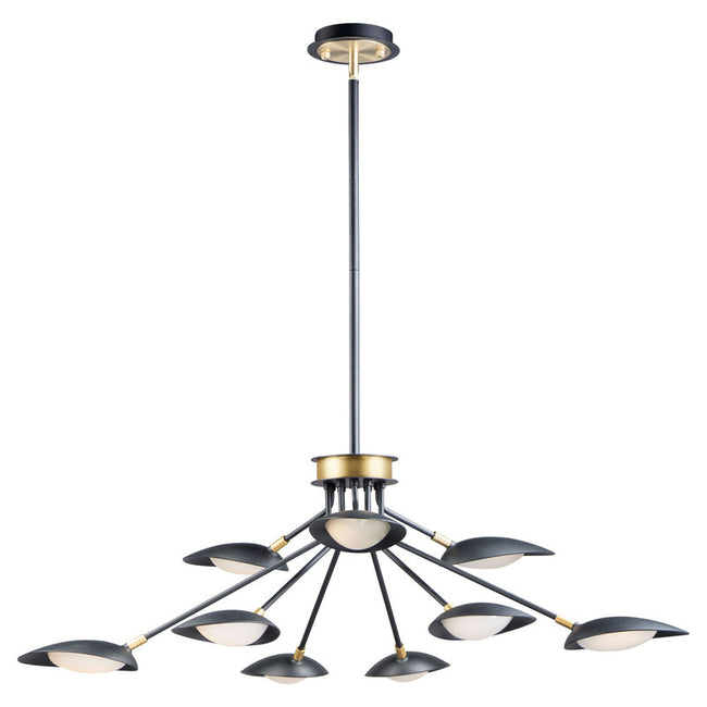 Maxim 21699BKSBR - Scan 9 Light 43" Chandelier