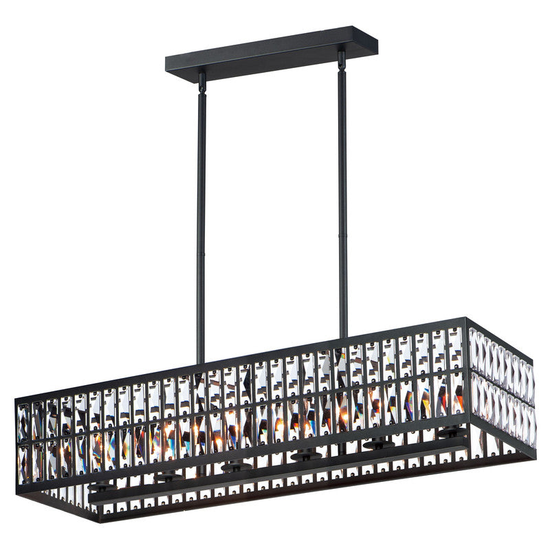 Maxim 21817BCBK - Madeline 6 Light 38" Chandelier