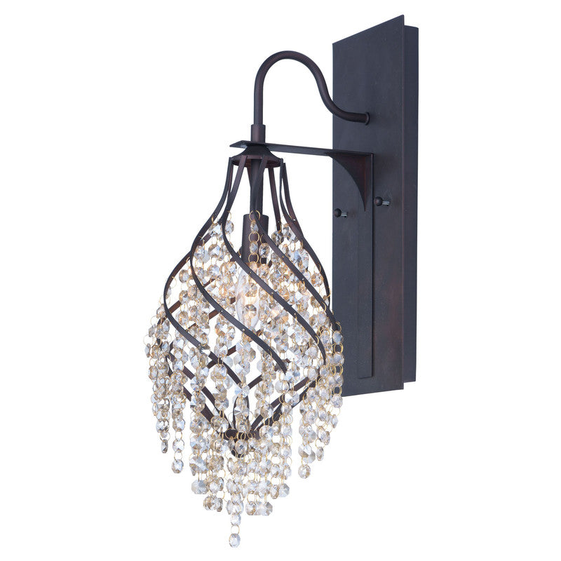 Maxim 22001BCGS - Twirl 1 Light 22" Wall Sconce
