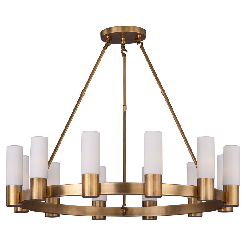 Maxim 22419SWNAB - Contessa 12 Light 35" Chandelier