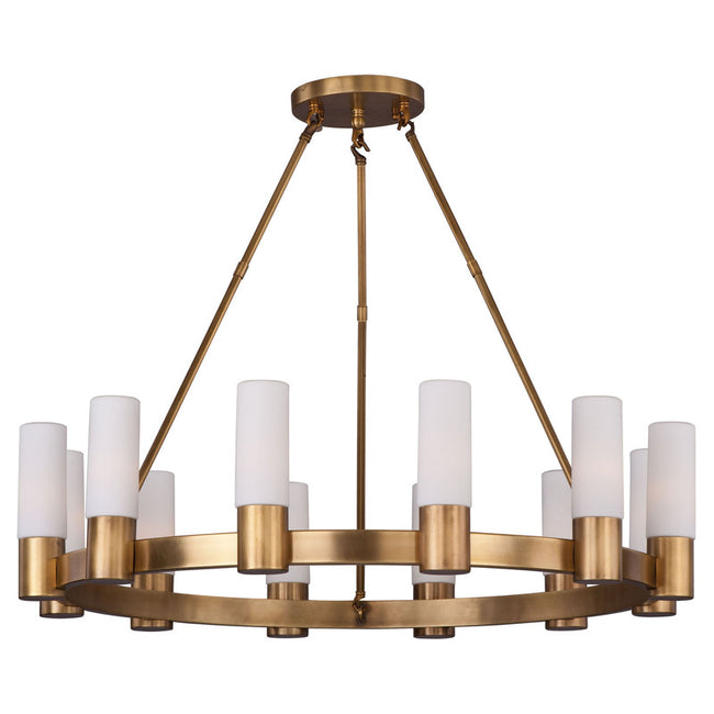Maxim 22419SWNAB - Contessa 12 Light 35" Chandelier