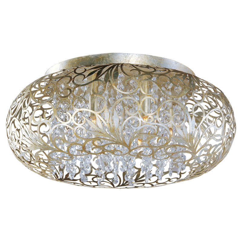 Maxim 24150BCGS - Arabesque 7 Light 18" Flush Mount