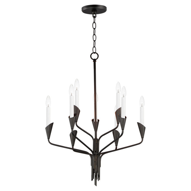 Maxim 24349BK - Calyx 9 Light 31" Chandelier