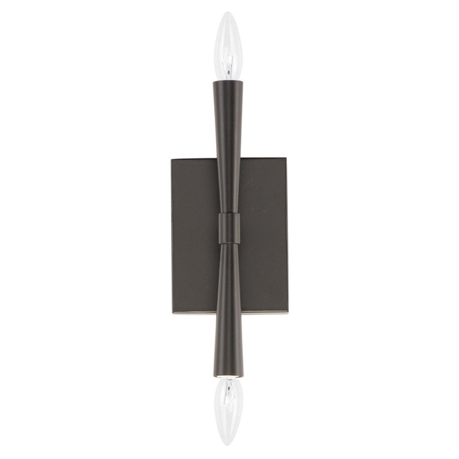 Maxim 24621BK - Rome 2 Light 12" Wall Sconce
