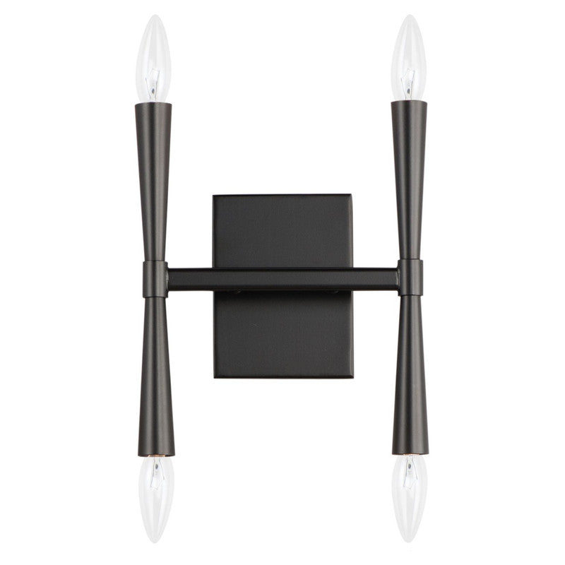 Maxim 24622BK - Rome 4 Light 12" Wall Sconce