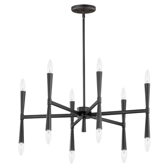 Maxim 24626BK - Rome 12 Light 29" Chandelier
