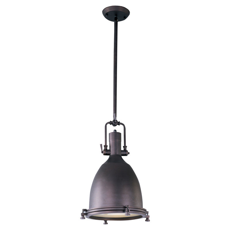 Maxim 25104FTBZ - Hi-Bay 1 Light 24" Pendant