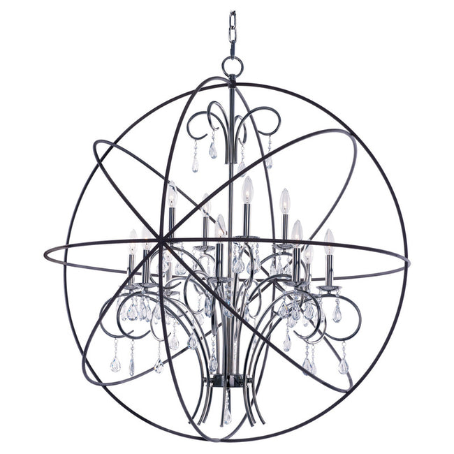 Maxim 25147ARPN - Orbit 12 Light 44" Pendant