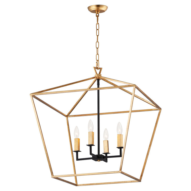 Maxim 25155GLTXB - Abode 4 Light 28" Chandelier