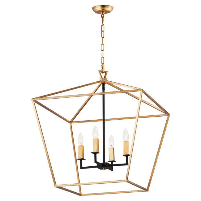 Maxim 25155GLTXB - Abode 4 Light 28" Chandelier