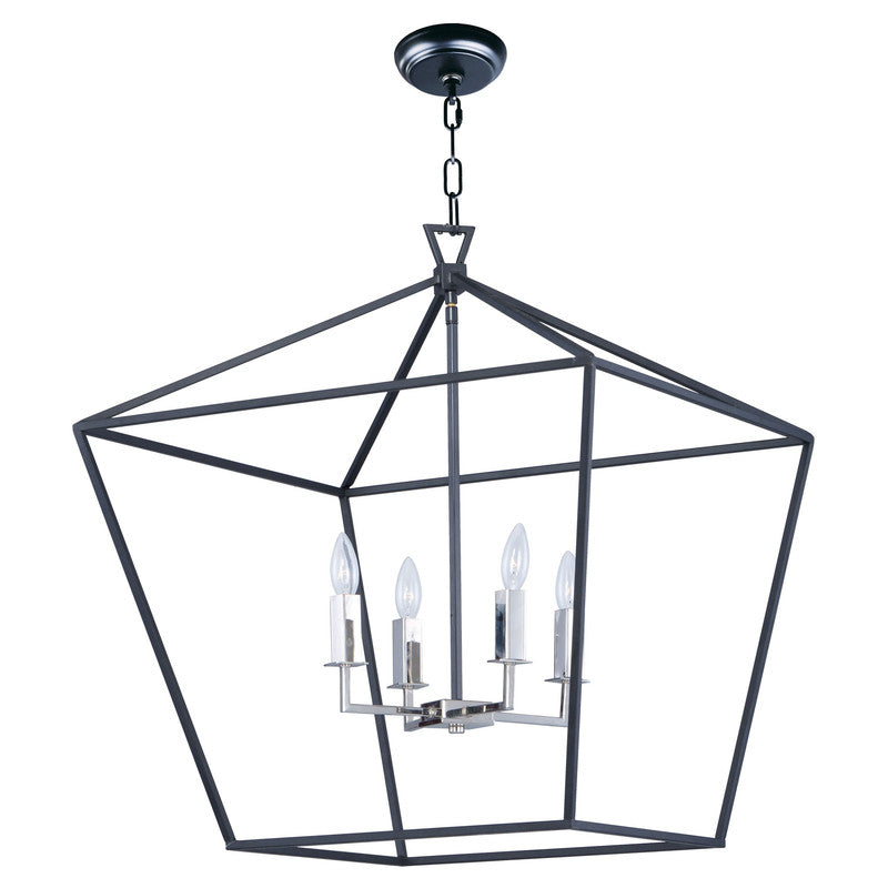 Maxim 25155GLTXB - Abode 4 Light 28" Chandelier