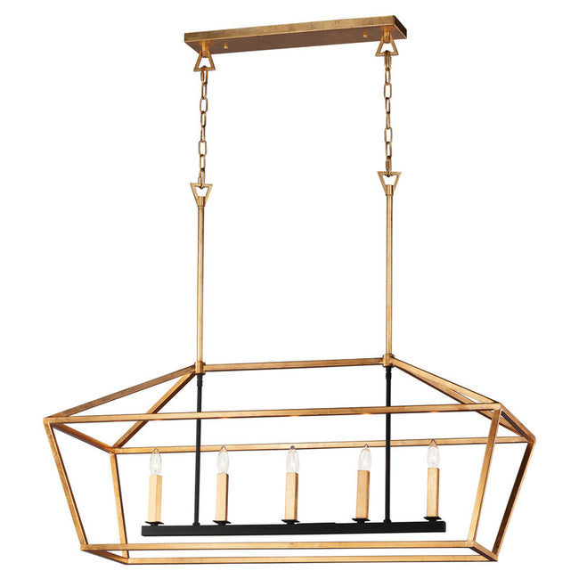 Maxim 25157GLTXB - Abode 5 Light 47" Chandelier
