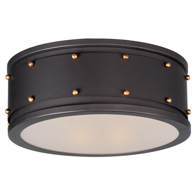 Maxim 25160OIAB - Trestle 2 Light 13" Flush Mount