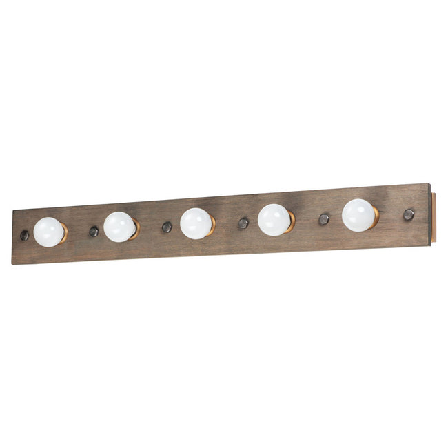 Maxim 25244WWDAB - Plank 5 Light 48" Vanity Light