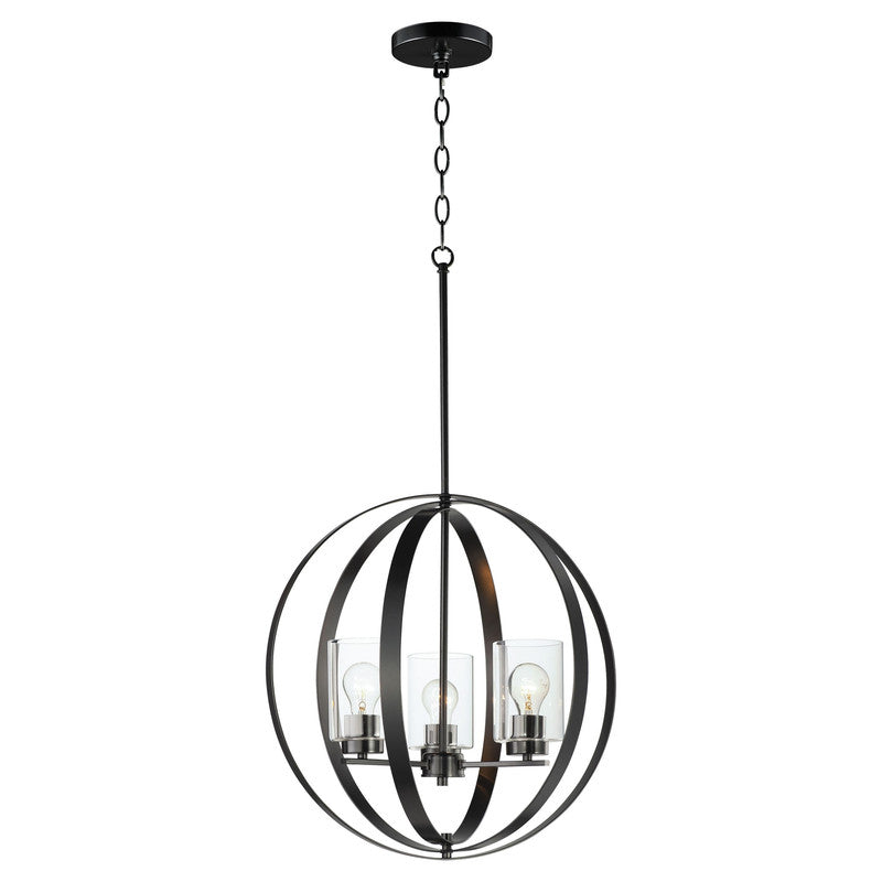 Maxim 25254CLBK - Sentinel 3 Light 21" Pendant