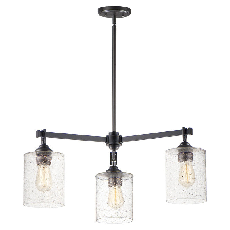 Maxim 25273SSBZ - Stonehenge 3 Light 22" Chandelier