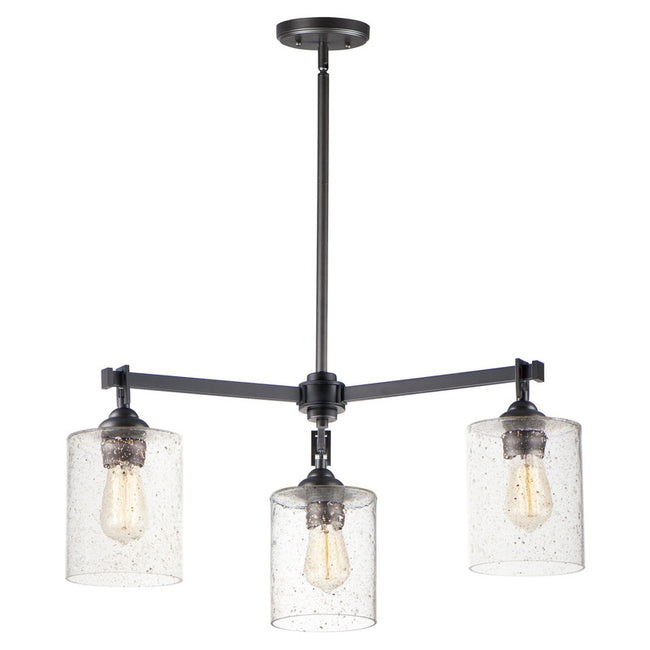 Maxim 25273SSBZ - Stonehenge 3 Light 22" Chandelier