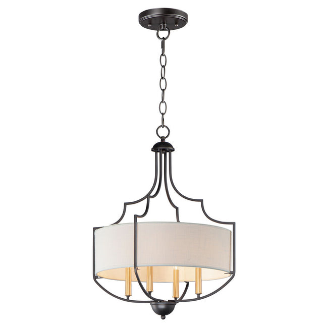 Maxim 25284WLBZAB - Savant 4 Light 26" Chandelier