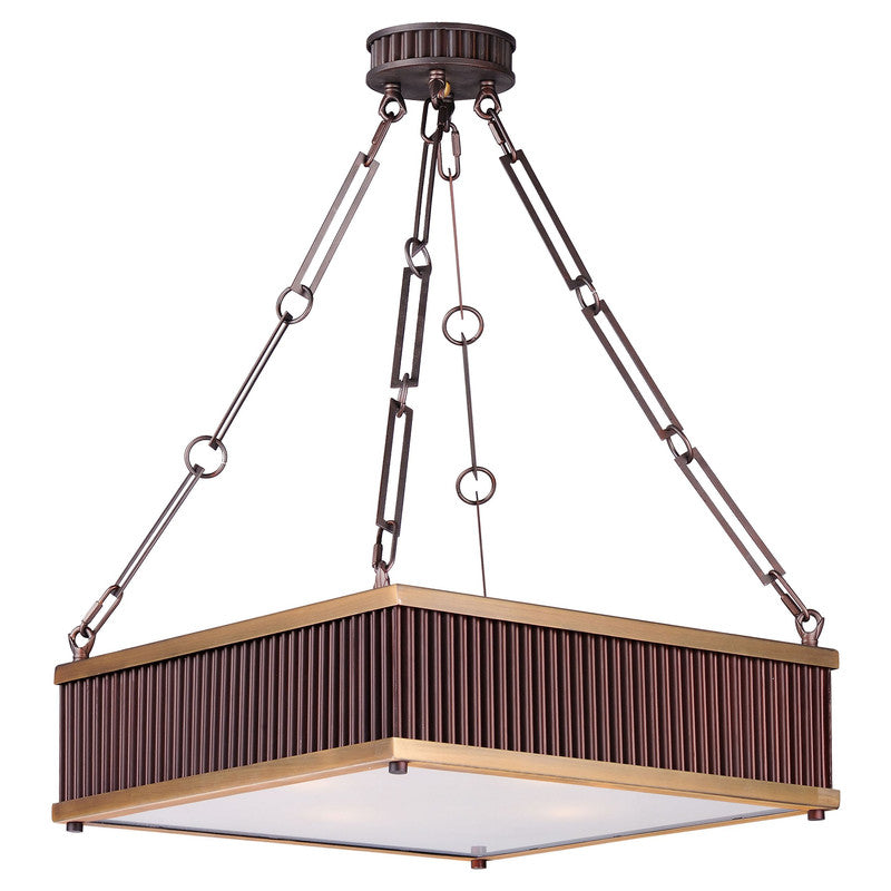 Maxim 26015OIBUB - Ruffle 4 Light 27" Pendant