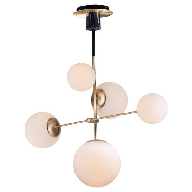Maxim 26037SWSBRBK - Vesper 5 Light 38" Pendant