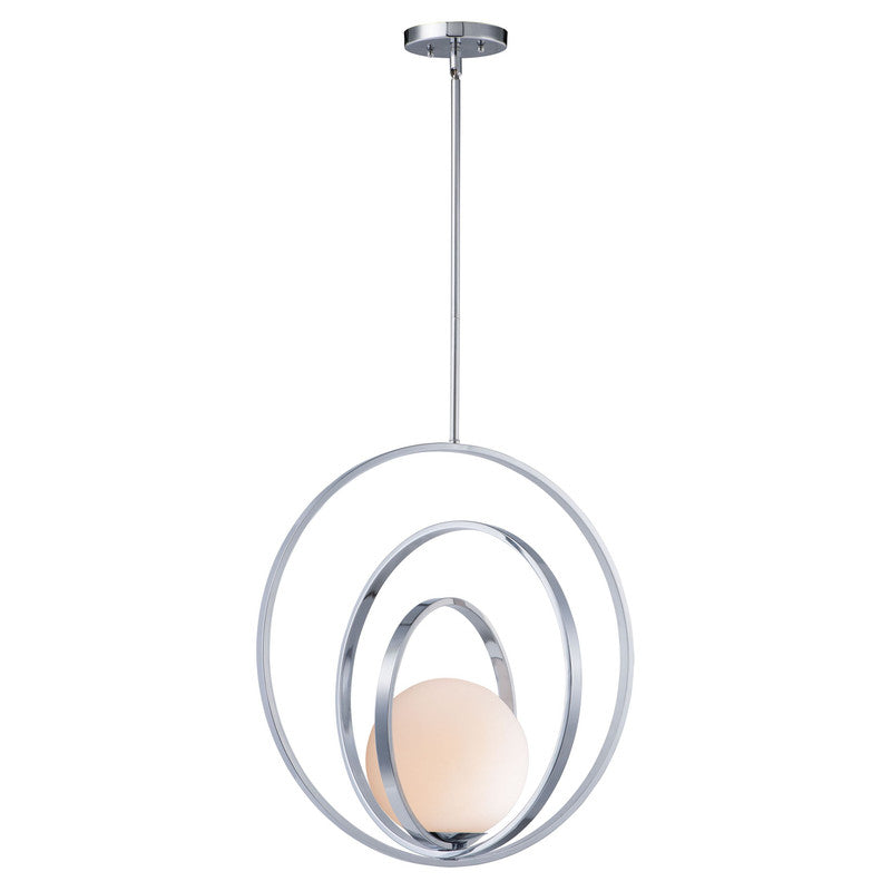 Maxim 26054SWPC - Coronet 1 Light 18" Pendant