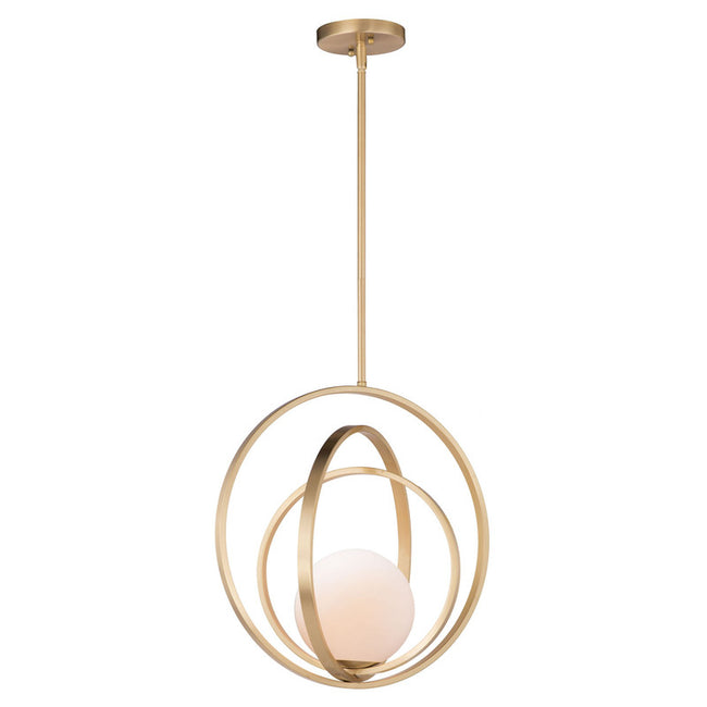 Maxim 26054SWPC - Coronet 1 Light 18" Pendant