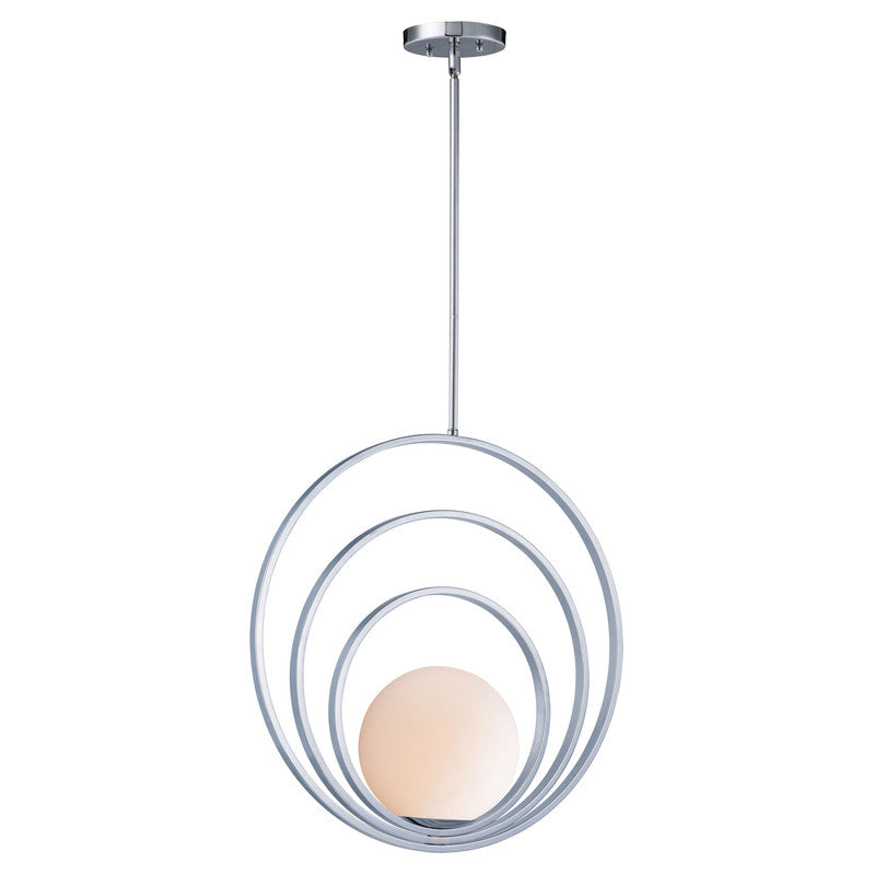 Maxim 26056SWPC - Coronet 1 Light 21" Pendant