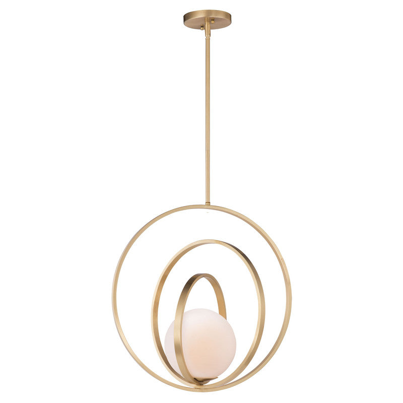 Maxim 26056SWPC - Coronet 1 Light 21" Pendant