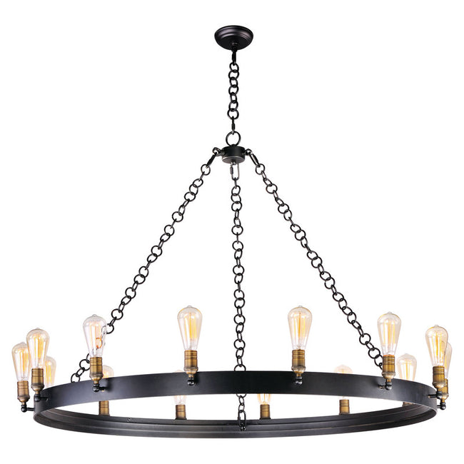 Maxim 26276BKNAB - Noble 14 Light 50" Chandelier