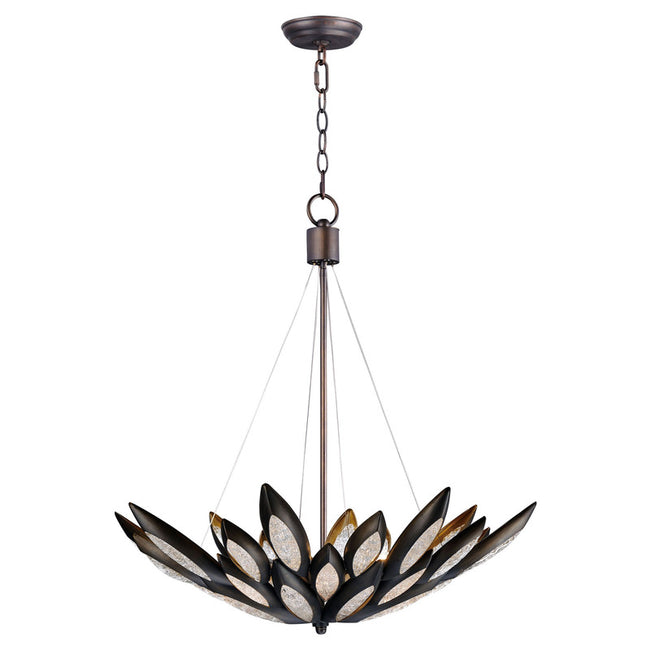 Maxim 26315ICBRB - Lotus 8 Light 35" Pendant
