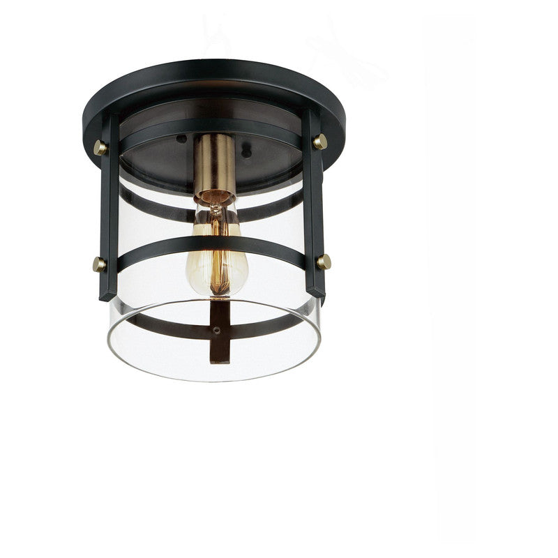 Maxim 2641BKAB - Capitol 1 Light 10" Flush Mount