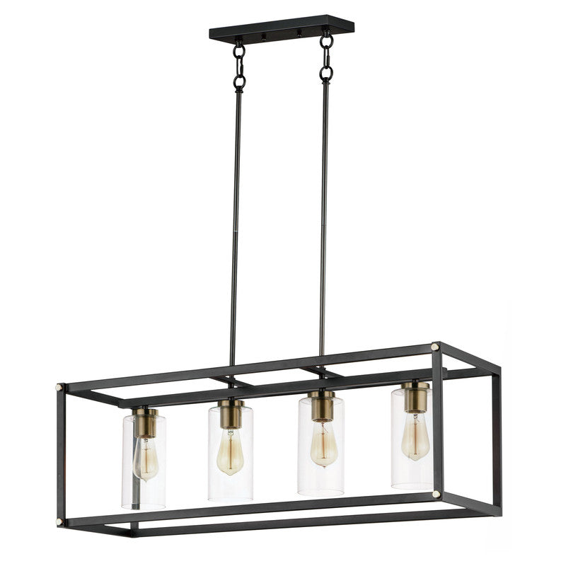 Maxim 2644BKAB - Capitol 4 Light 36" Chandelier