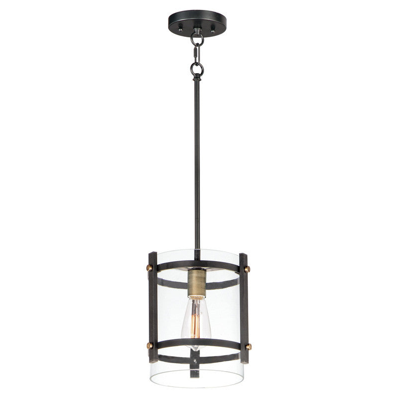 Maxim 2649BKAB - Capitol 1 Light 10" Pendant