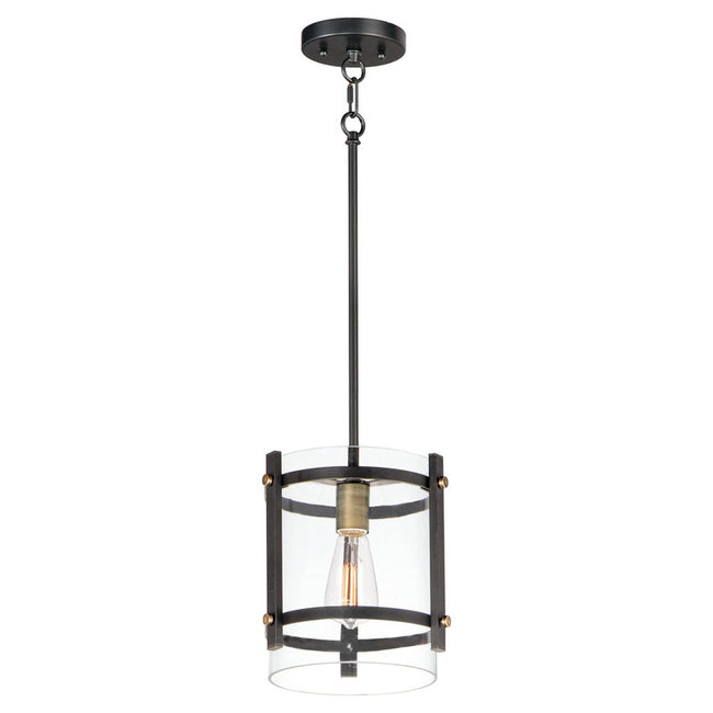 Maxim 2649BKAB - Capitol 1 Light 10" Pendant