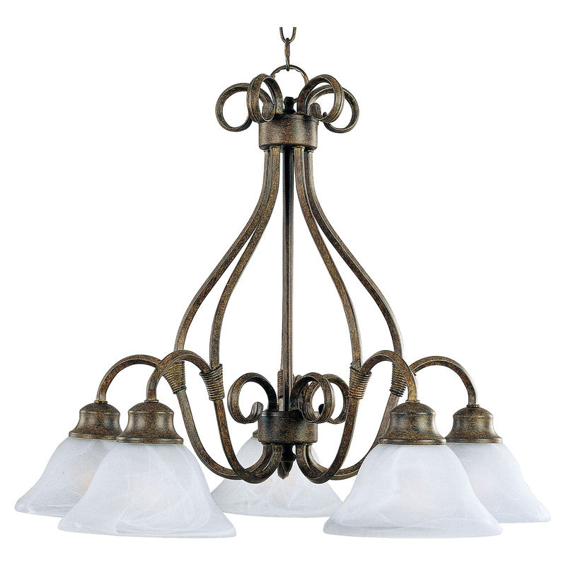 Maxim 2657MRKB - Pacific 5 Light 27" Chandelier