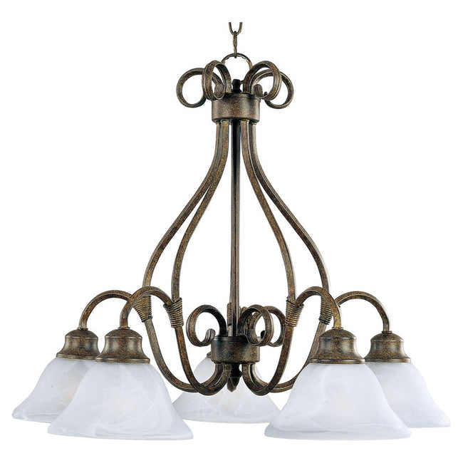 Maxim 2657MRKB - Pacific 5 Light 27" Chandelier