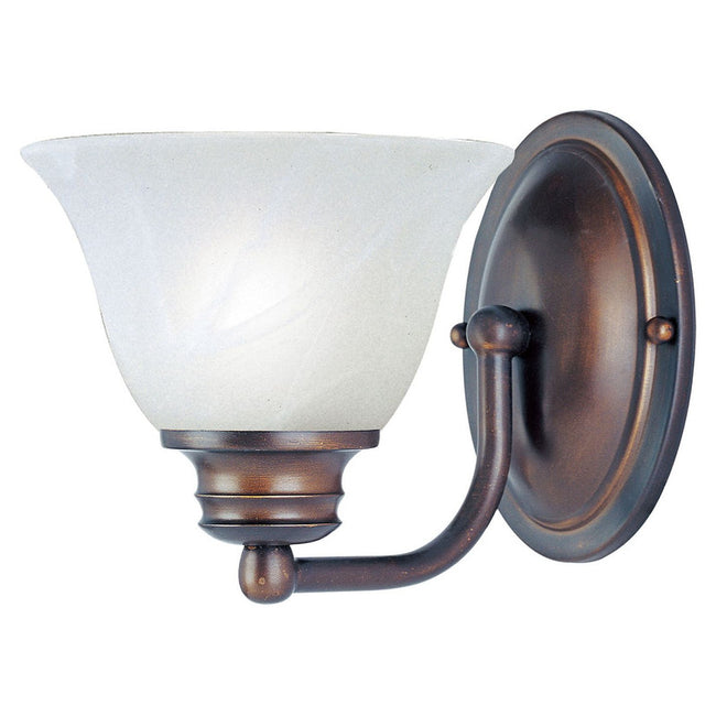 Maxim 2686FTSN - Malaga 1 Light 9" Wall Sconce