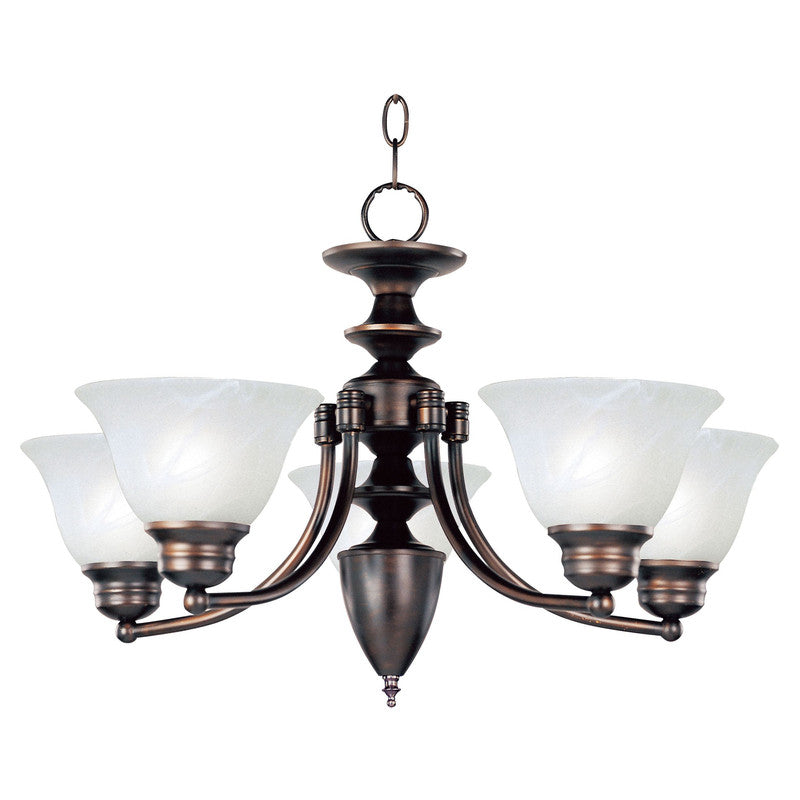 Maxim 2699FTSN - Malaga 5 Light 25" Chandelier