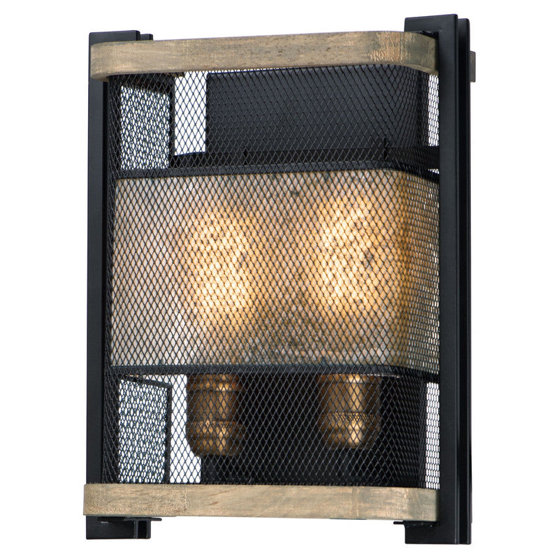 Maxim 27562BKBWAB - Boundry 2 Light 13" Wall Sconce