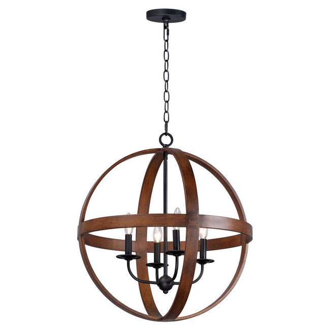Maxim 27574APBK - Compass 4 Light 25" Pendant