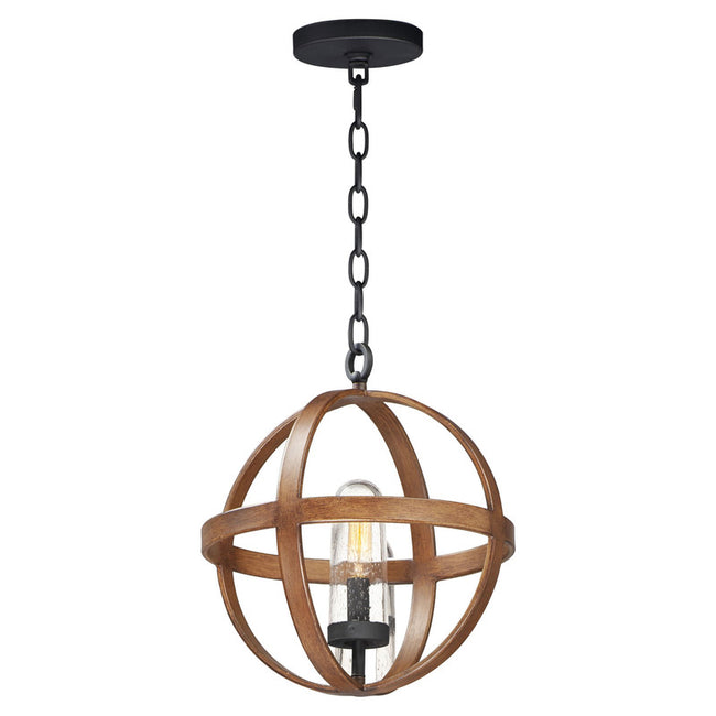 Maxim 27582CDAPBK - Compass 1 Light 14" Pendant