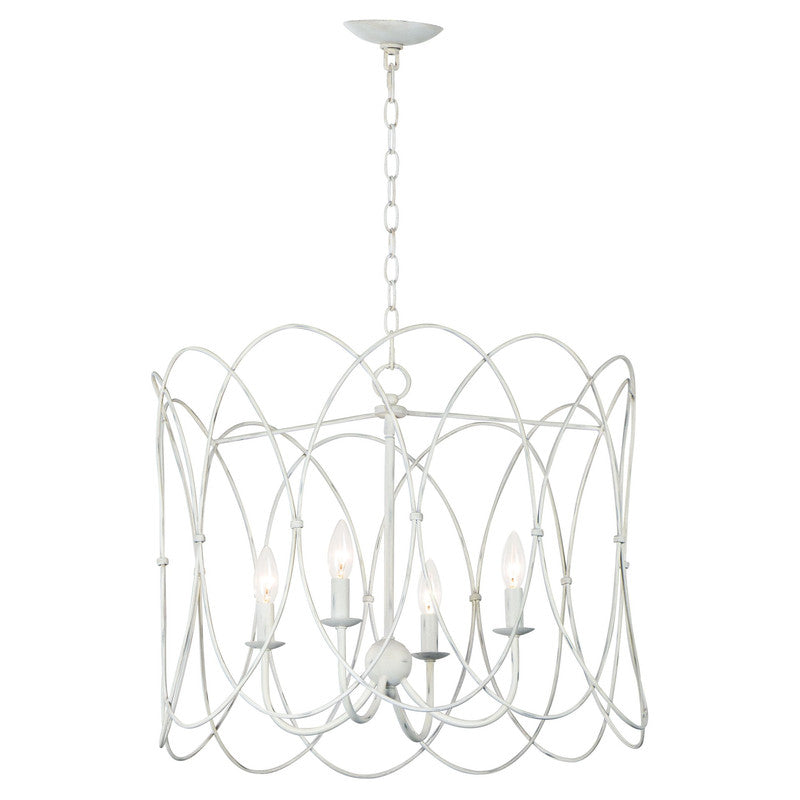 Maxim 27594WWT - Trellis 4 Light 19" Pendant