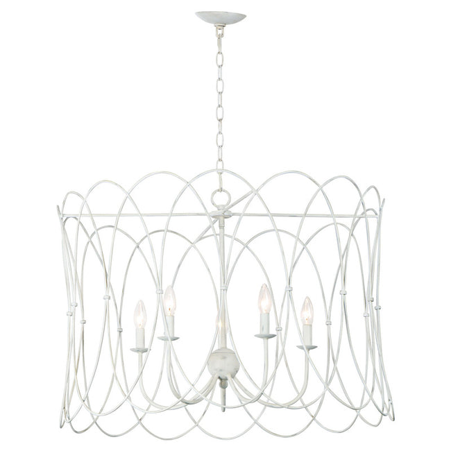 Maxim 27596WWT - Trellis 5 Light 32" Pendant