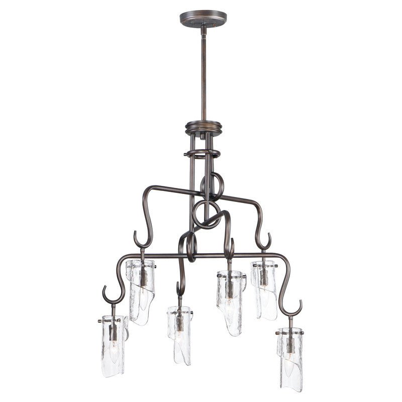 Maxim 27606CLCHB - Citadel 6 Light 35" Chandelier