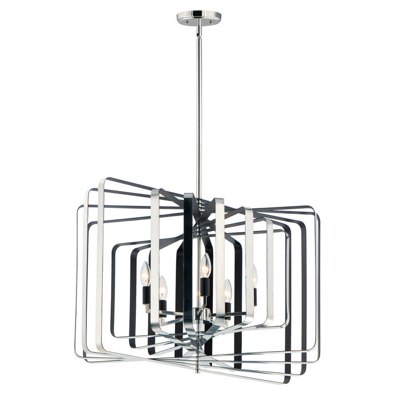 Maxim 28677BKGLD - Radial 5 Light 30" Pendant