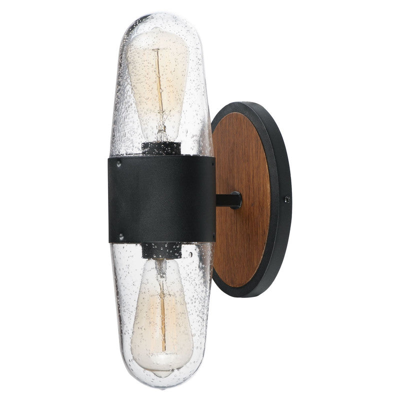 Maxim 30012CDAPBK - Lido 2 Light 15" Wall Sconce