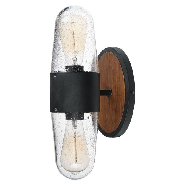 Maxim 30012CDAPBK - Lido 2 Light 15" Wall Sconce