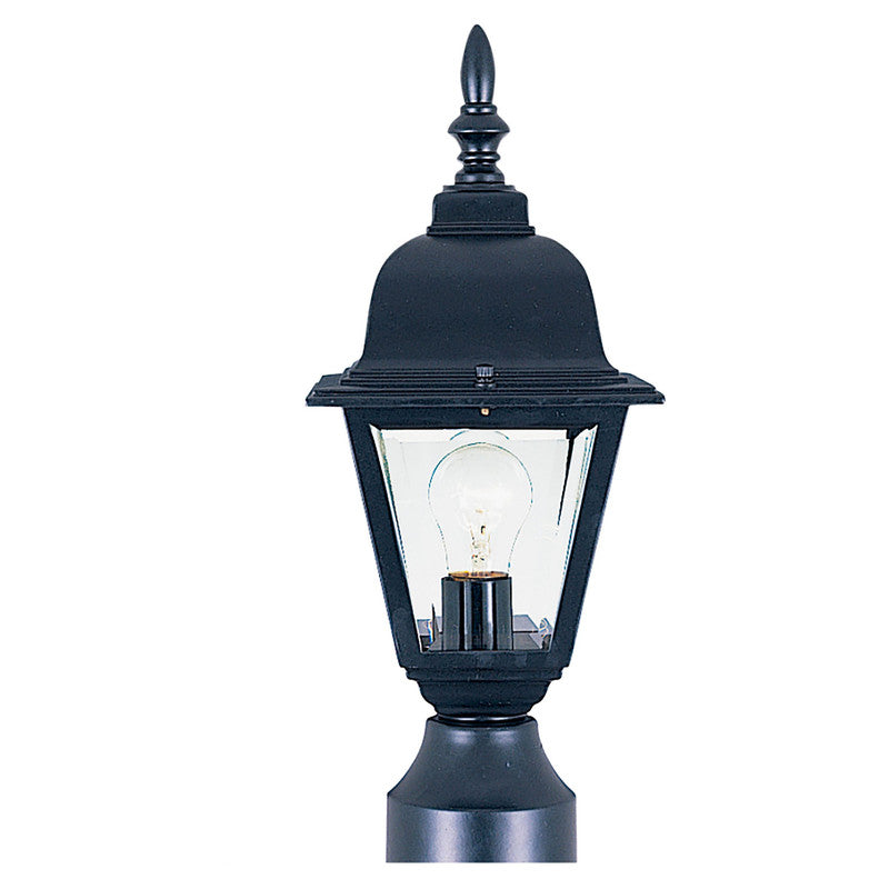 Maxim 3006CLBK - Builder Cast 1 Light 16" Post Light