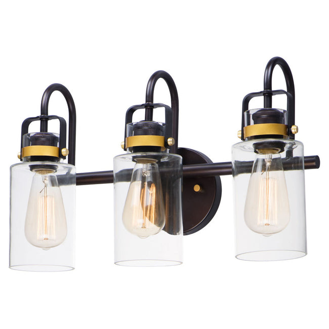 Maxim 30172CLBZGLD - Magnolia 3 Light 18" Vanity Light