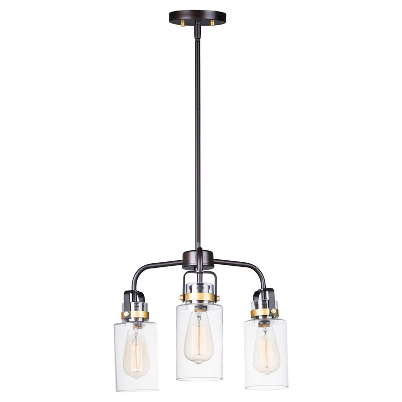 Maxim 30174CLBZGLD - Magnolia 3 Light 17" Pendant